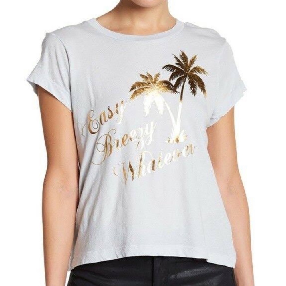 New Wildfox Easy Breezy T-shirt cotton made in USA